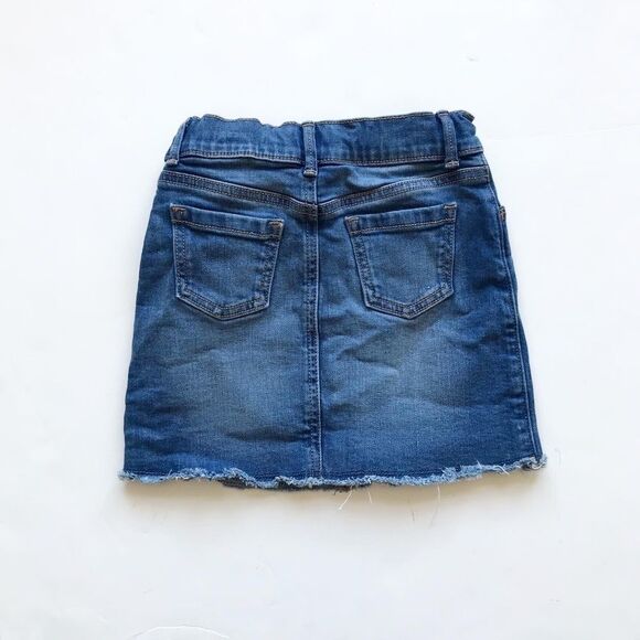 Old Navy soft stretchy raw hem denim skirt EUC 5T - Picture 4 of 4